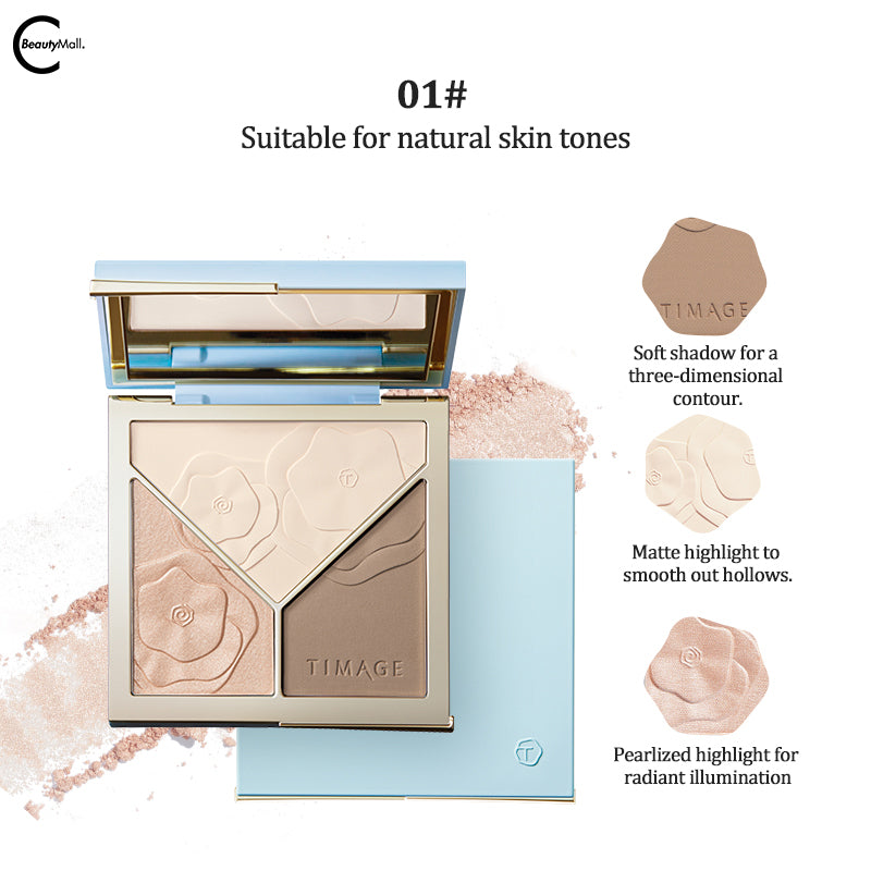 Палитра кремовых консилеров TIMAGE 3 Colour Cream Contour