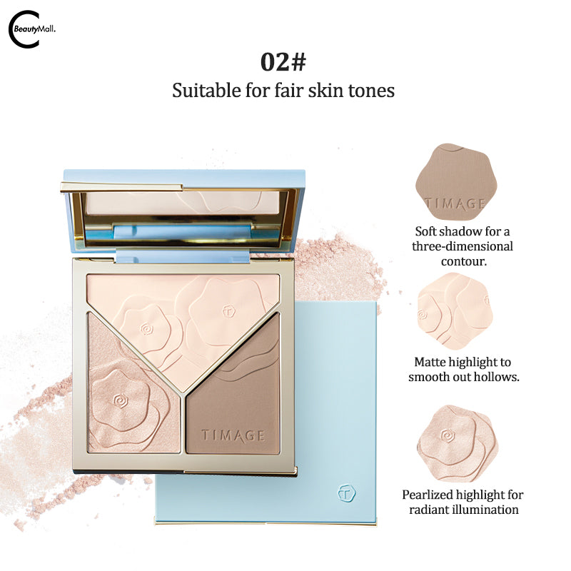 Палитра кремовых консилеров TIMAGE 3 Colour Cream Contour