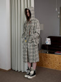Plaid Hooded Shirt