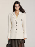 Vintage Woolen Blazer Coat