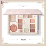 Палитра теней для век COLORROSE 12 цветов с тиснением
