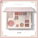 Палитра теней для век COLORROSE 12 цветов с тиснением