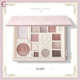 Палитра теней для век COLORROSE 12 цветов с тиснением