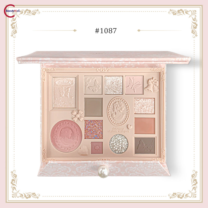 Палитра теней для век COLORROSE 12 цветов с тиснением