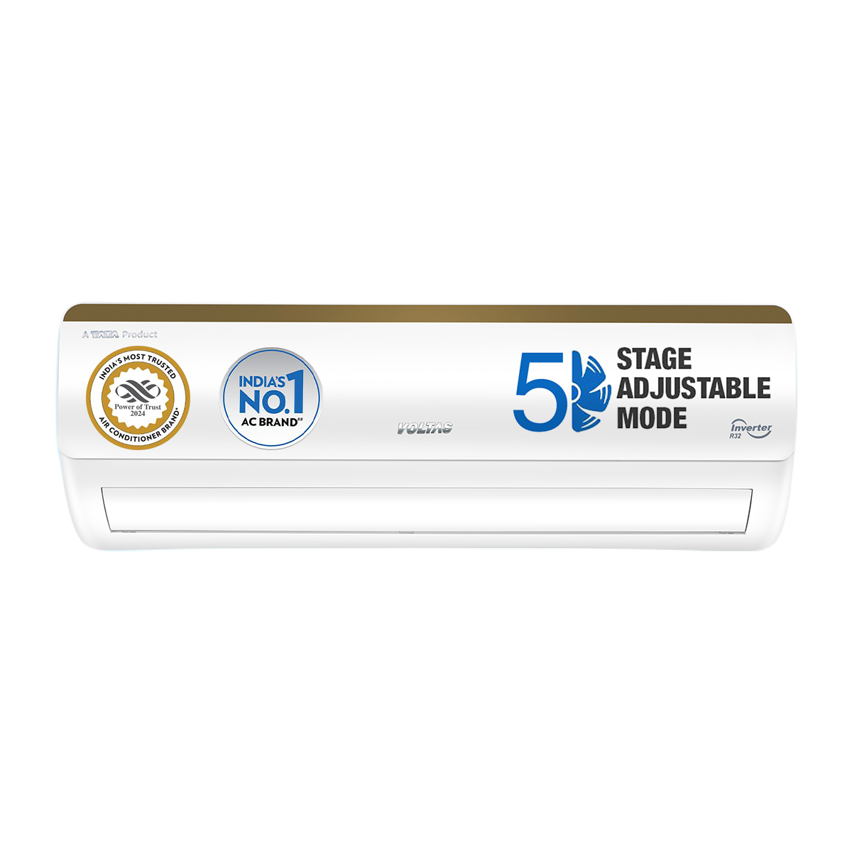 Инвертор переменного тока Voltas SmartAir, 1 тонна, 3 звезды - 123 В Vertis Smart Elite Gold с IoT