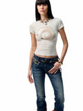 Printed Slim-Fit Short Sleeve T-shirt