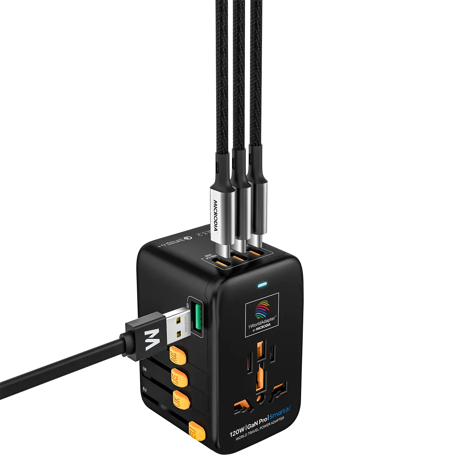 Адаптер для путешествий MICRODIA 1WorldAdapter™ PD120W