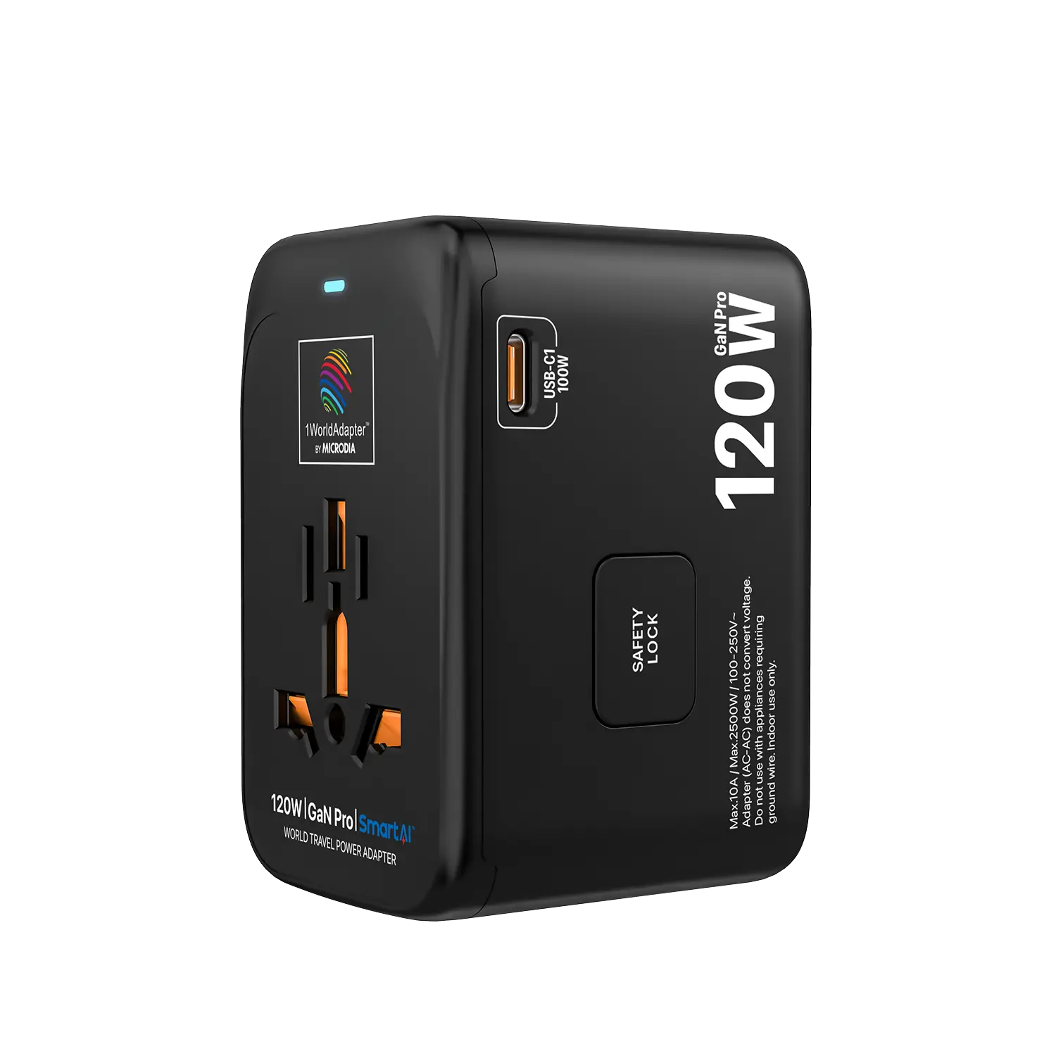 Адаптер для путешествий MICRODIA 1WorldAdapter™ PD120W