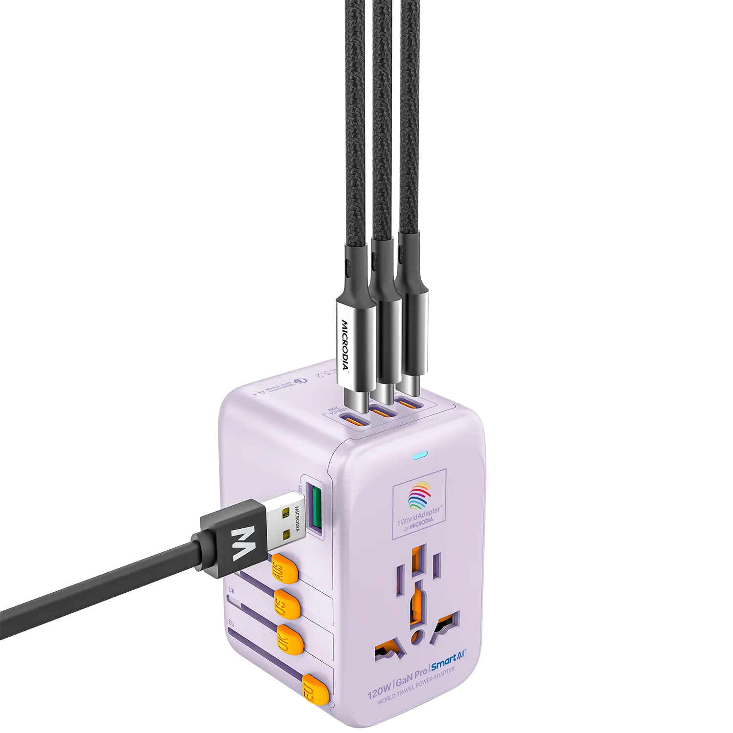 Адаптер для путешествий MICRODIA 1WorldAdapter™ PD120W