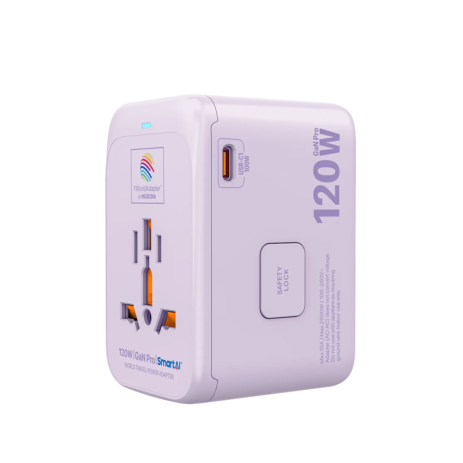 Адаптер для путешествий MICRODIA 1WorldAdapter™ PD120W