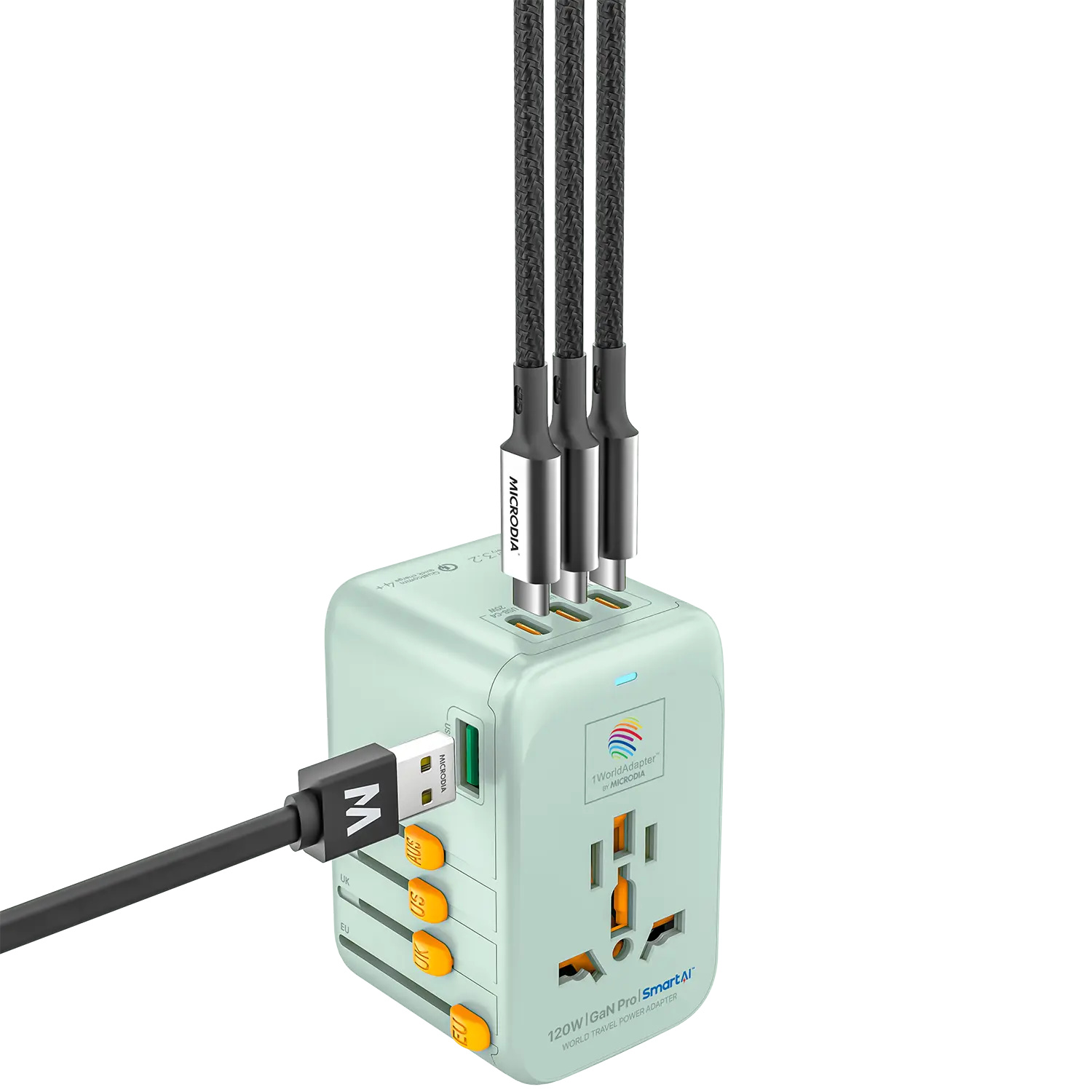 Адаптер для путешествий MICRODIA 1WorldAdapter™ PD120W