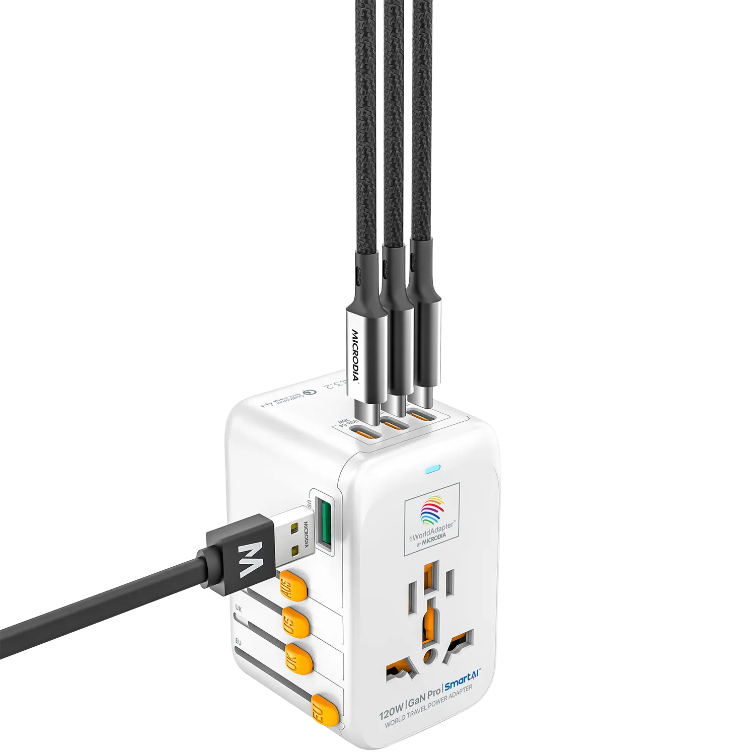Адаптер для путешествий MICRODIA 1WorldAdapter™ PD120W