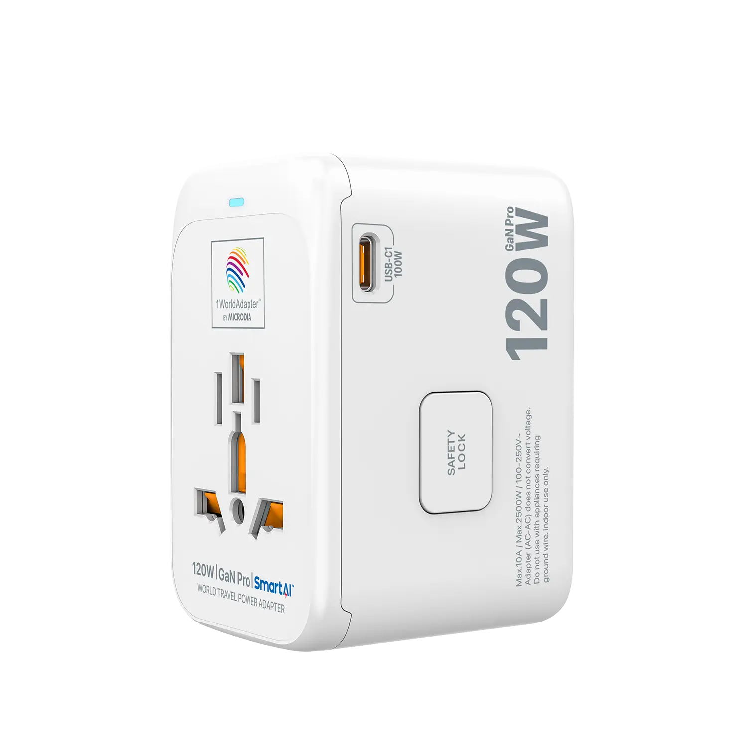 Адаптер для путешествий MICRODIA 1WorldAdapter™ PD120W