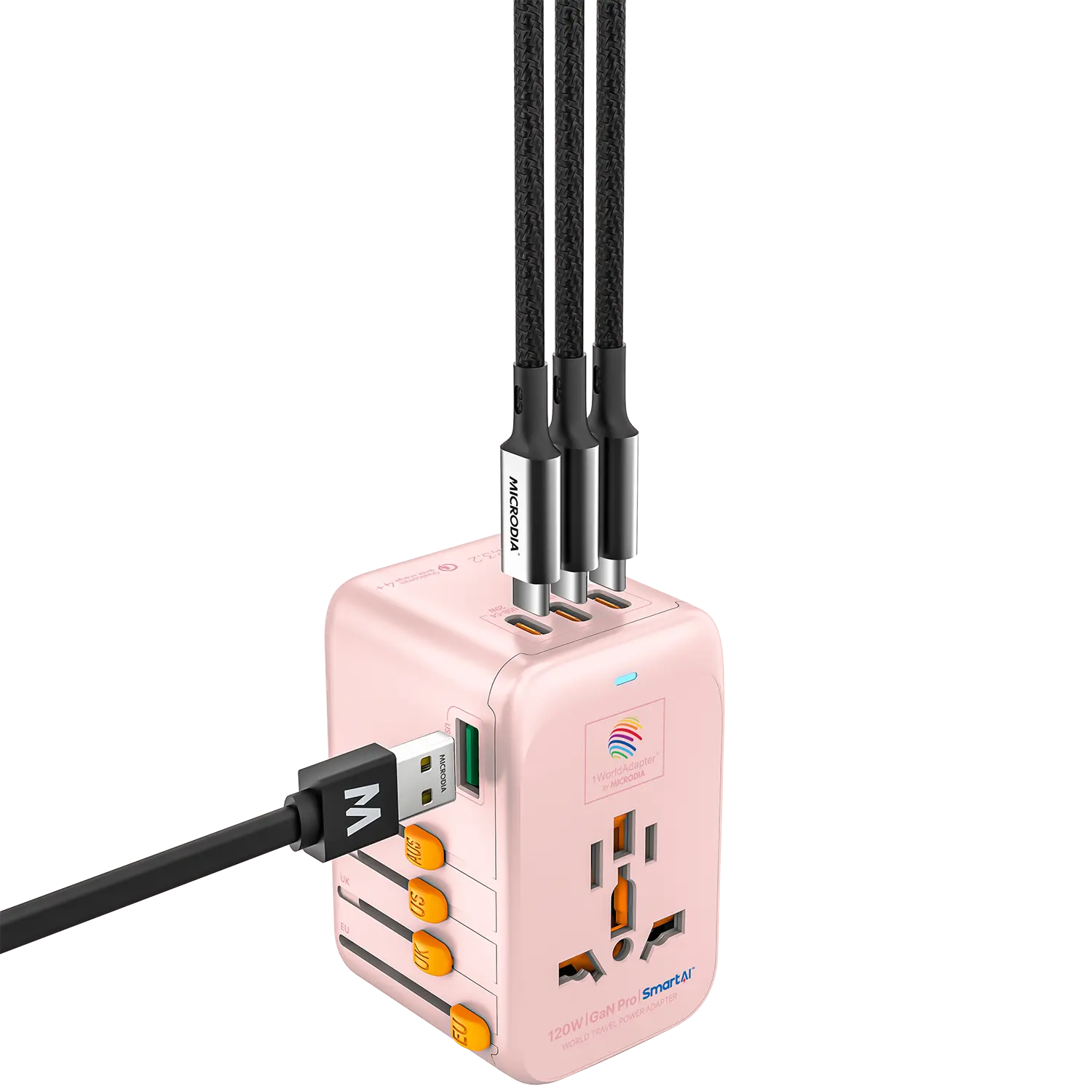 Адаптер для путешествий MICRODIA 1WorldAdapter™ PD120W