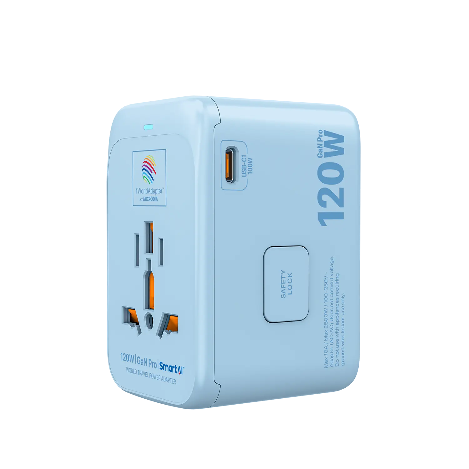 Адаптер для путешествий MICRODIA 1WorldAdapter™ PD120W
