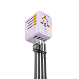 MICRODIA 1WorldAdapter™ PD20W GaN Pro™ с 2 портами USB-C PD3.2 и 2 портами USB-A QC4+ PPS для быстрой зарядки