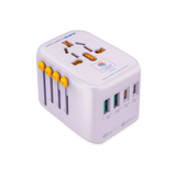MICRODIA 1WorldAdapter™ PD20W GaN Pro™ с 2 портами USB-C PD3.2 и 2 портами USB-A QC4+ PPS для быстрой зарядки