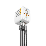 MICRODIA 1WorldAdapter™ PD20W GaN Pro™ с 2 портами USB-C PD3.2 и 2 портами USB-A QC4+ PPS для быстрой зарядки