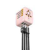 MICRODIA 1WorldAdapter™ PD20W GaN Pro™ с 2 портами USB-C PD3.2 и 2 портами USB-A QC4+ PPS для быстрой зарядки