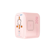 MICRODIA 1WorldAdapter™ PD20W GaN Pro™ с 2 портами USB-C PD3.2 и 2 портами USB-A QC4+ PPS для быстрой зарядки