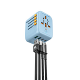 MICRODIA 1WorldAdapter™ PD20W GaN Pro™ с 2 портами USB-C PD3.2 и 2 портами USB-A QC4+ PPS для быстрой зарядки