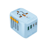 MICRODIA 1WorldAdapter™ PD20W GaN Pro™ с 2 портами USB-C PD3.2 и 2 портами USB-A QC4+ PPS для быстрой зарядки