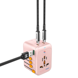 MICRODIA 1WorldAdapter™ PD45W GaN Pro™ с 3 портами USB-C PD3.2 и USB-A QC4+ PPS с быстрой зарядкой