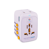 MICRODIA 1WorldAdapter™ PD65W GaN Pro™ с 3 портами USB-C PD3.2 и USB-A QC4+ PPS с быстрой зарядкой