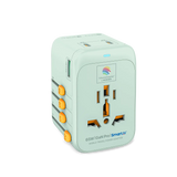 MICRODIA 1WorldAdapter™ PD65W GaN Pro™ с 3 портами USB-C PD3.2 и USB-A QC4+ PPS с быстрой зарядкой