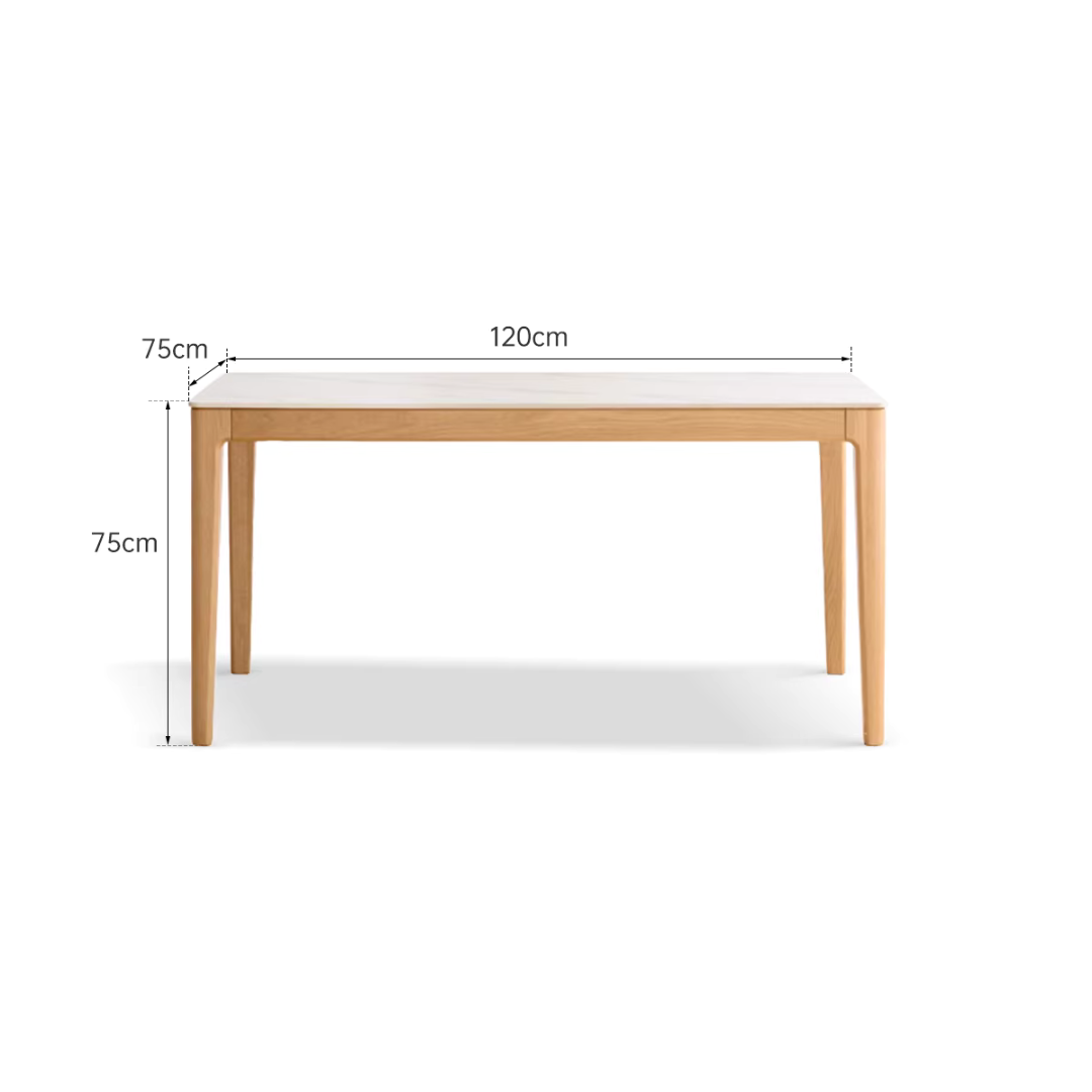 Rotterdam Slate Oak Dining Table