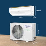 Инвертор переменного тока Voltas SmartAir, 1 тонна, 3 звезды - 123 В Vertis Smart Elite Gold с IoT