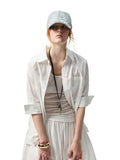 Mid Sleeve Loose-fit Shirt & Skirt Set