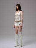 Hot-Stamped Gold & Silver Letter Printed?Vest