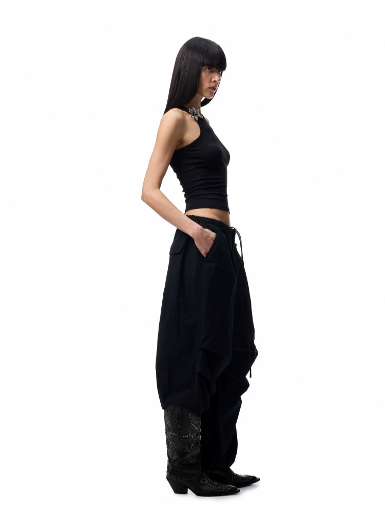 Basic Solid-Color Embroidered Slim-Fit?Vest