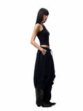 Basic Solid-Color Embroidered Slim-Fit?Vest