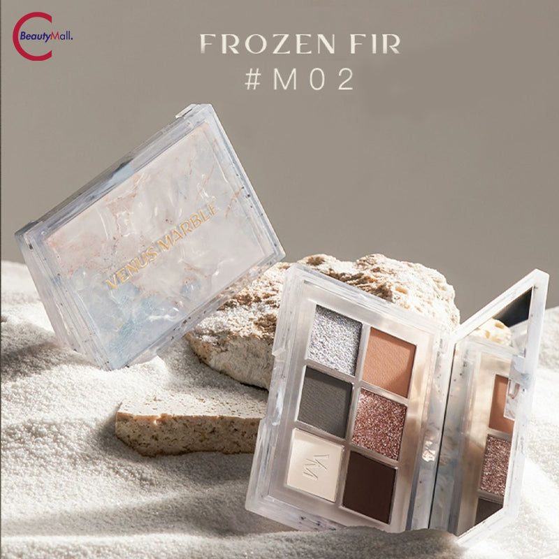 VENUS MARBLE 5+1 Универсальная палетка теней для век