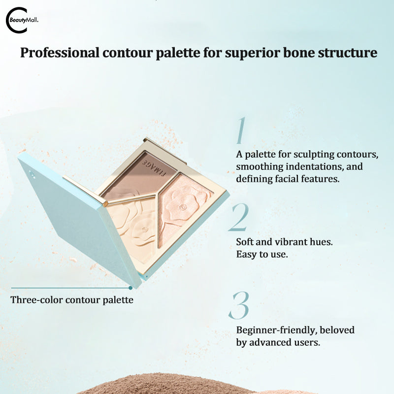 Палитра кремовых консилеров TIMAGE 3 Colour Cream Contour