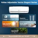Регулируемый инверторный сплит-система переменного тока Voltas, 1 тонна, 3 звезды - 123 В Vectra Elegant