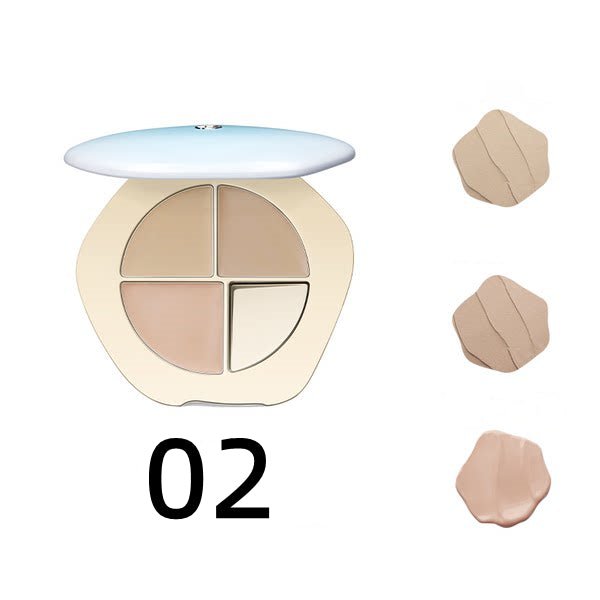 Палитра консилеров TIMAGE 3-Color Concealer Palette с длительным увлажняющим эффектом