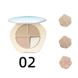 Палитра консилеров TIMAGE 3-Color Concealer Palette с длительным увлажняющим эффектом