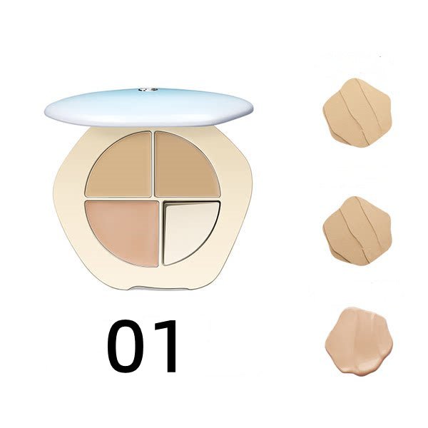 Палитра консилеров TIMAGE 3-Color Concealer Palette с длительным увлажняющим эффектом