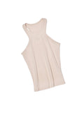 Basic Solid-Color Embroidered Slim-Fit?Vest