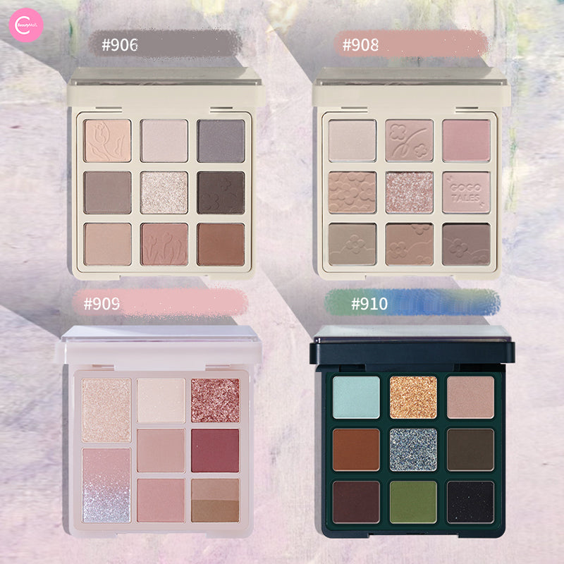 Палитра теней для век GOGOTALES Secret Garden Matte Pearl Glitter