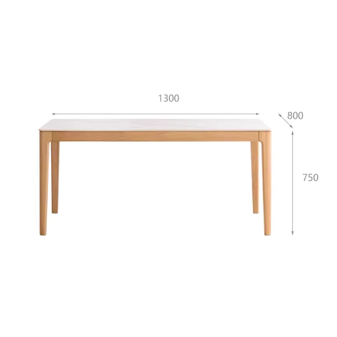 Rotterdam Slate Oak Dining Table