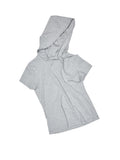 Hooded Bow Solid-Color T-shirt