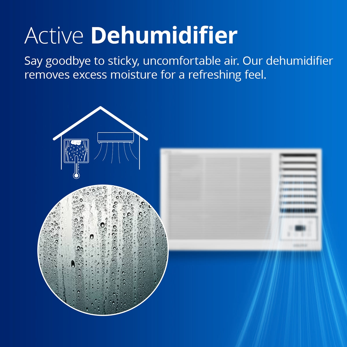 Кондиционер Voltas Fixed Speed ​​​​Window, 1 тонна, 3 звезды - 123 Vectra Platina