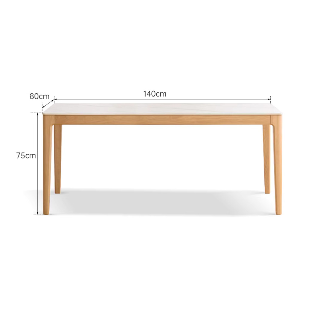 Rotterdam Slate Oak Dining Table