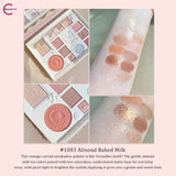 Палитра теней для век COLORROSE 12 цветов с тиснением