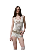 Hot-Stamped Gold & Silver Letter Printed?Vest