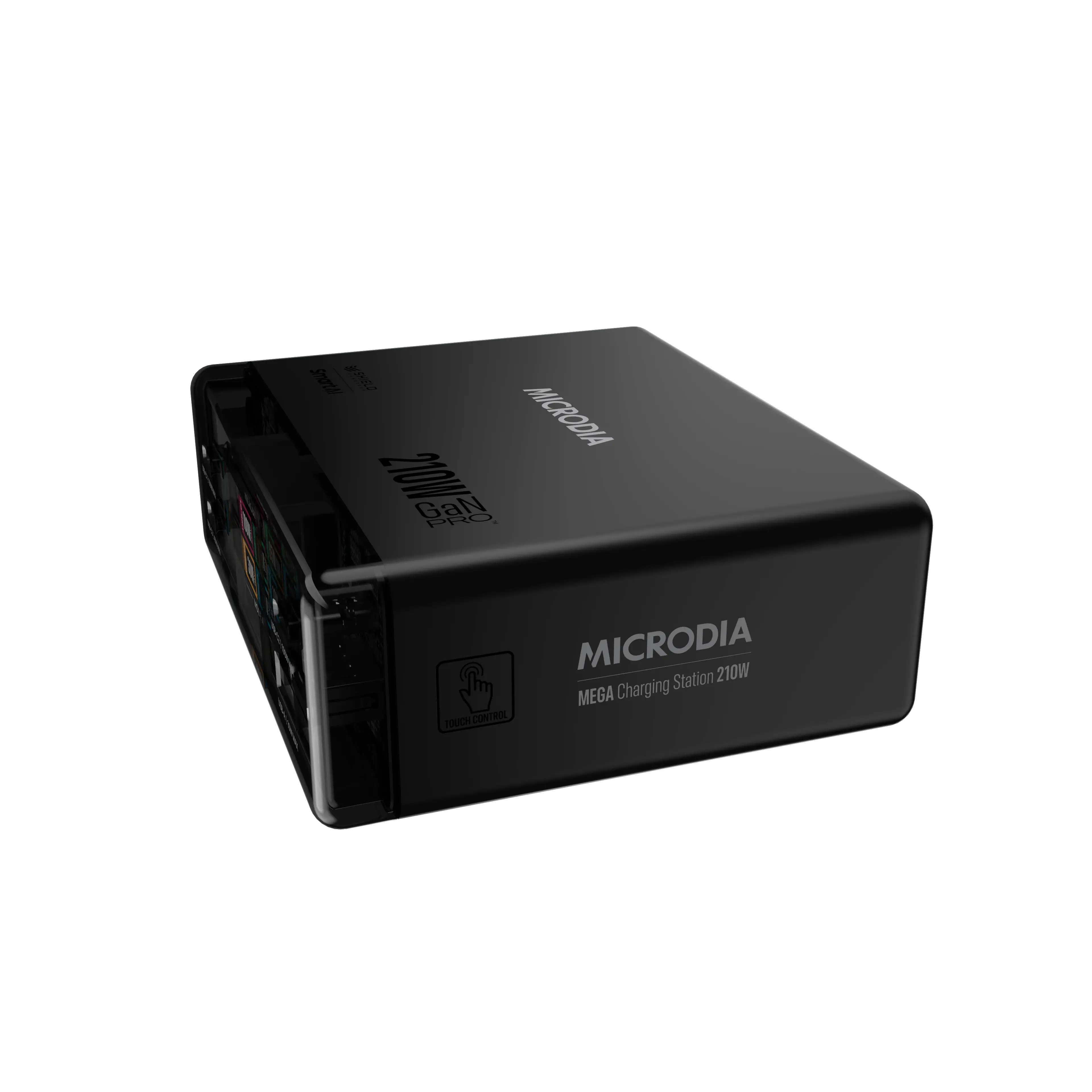 Зарядная станция MEGACharge210, настольное зарядное устройство мощностью 210 Вт, 4 порта, USB-C PD и USB-A 